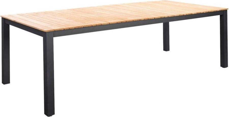 Warentuin Yoi Diningtafel Arashi Teak-dark Grey 220 X 100 Cm