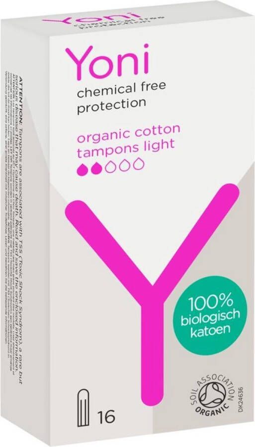 Yoni Light Tampons 48 stuks Biologische Tampons