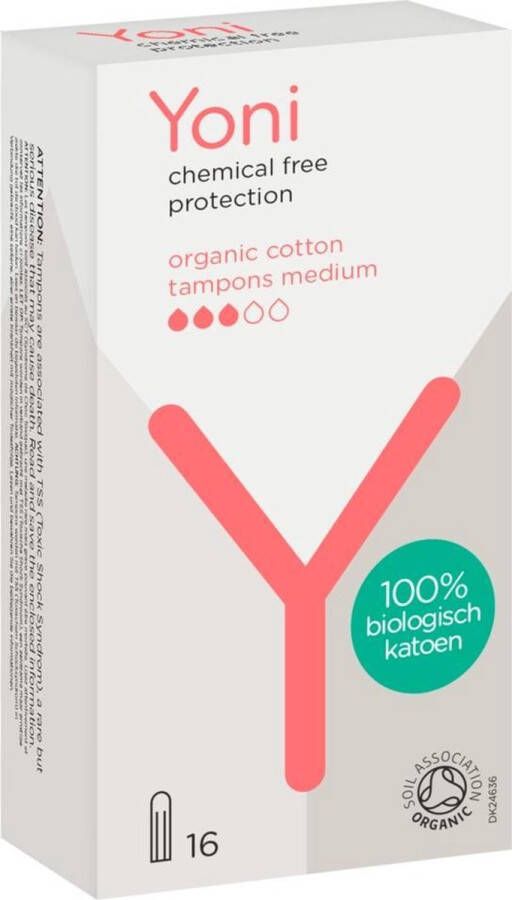 Yoni Medium Tampons 48 stuks Biologische Tampons