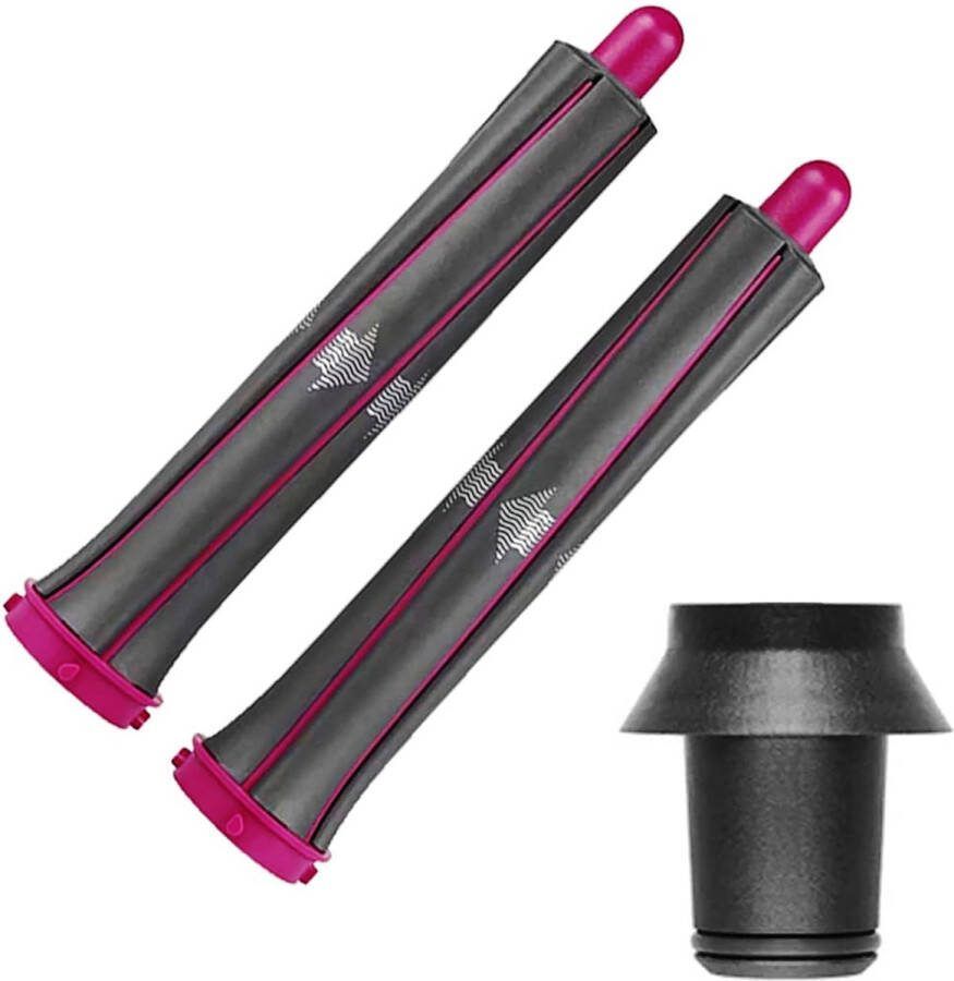 YONO Lange Krultangen 30mm geschikt voor Dyson Airwrap Styler Volume en Vorm Inclusief Krultang Opzetstuk voor Föhn Krul Borstel 2 Stuks