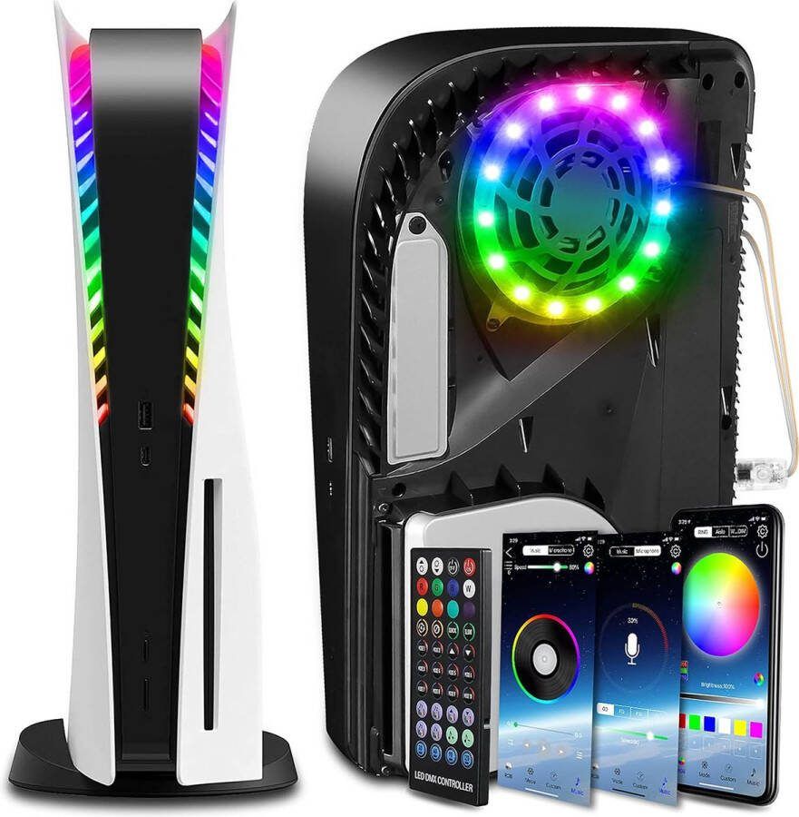 YONO LED Strip Kit geschikt voor Playstation 5 PS5 Accessoires met App RGBW