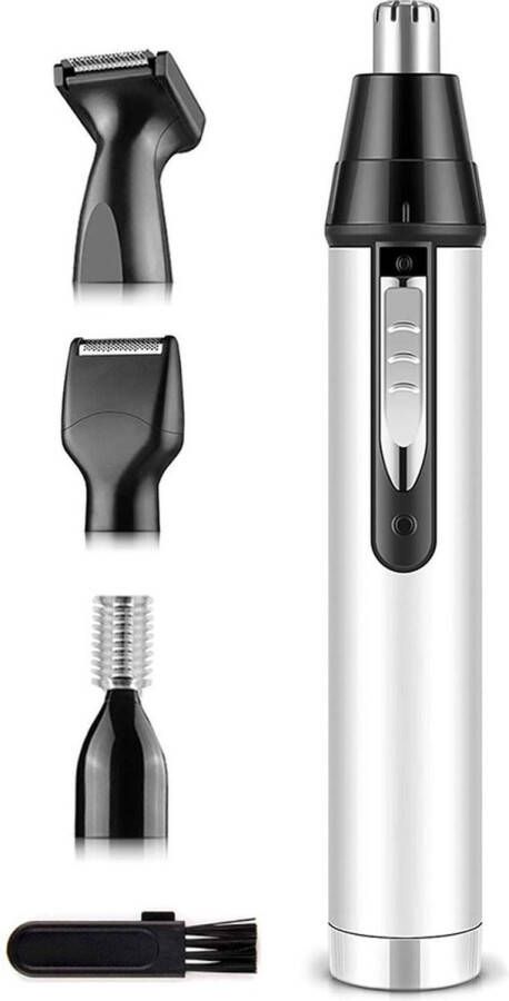 YONO Neustrimmer Multifunctioneel 4 in 1 Wenkbrauw Trimmer Oortrimmer Oplaadbaar Mannen en Vrouwen