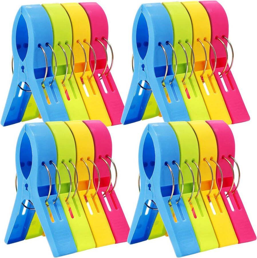 YONO Strandlaken Knijpers Grote Handdoek Klemmen Badlaken Clips 16 Stuks