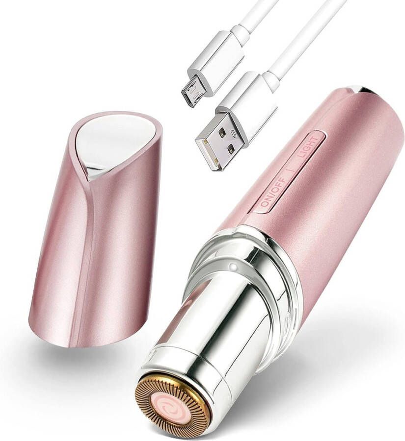 Yoove Trimmer voor gezichtshaar Oplaadbaar Epileerapparaat Draadloos Gezichtshaar Verwijderaar Ontharingsapparaat Precisietrimmers Gezichtshaar Trimmer