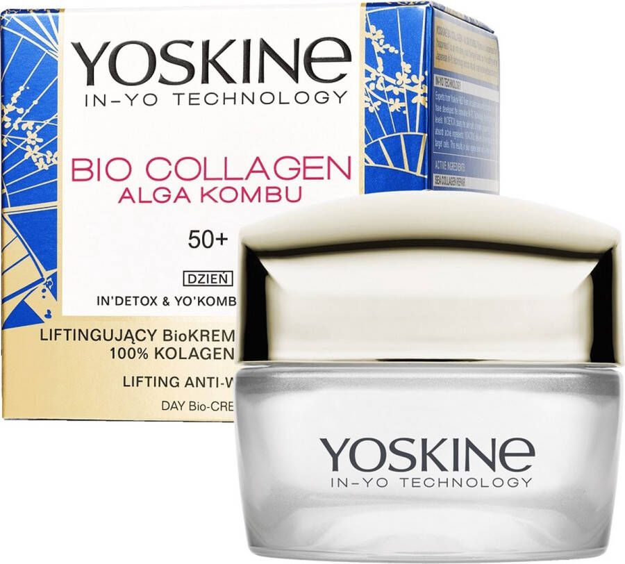 Yoskine Bio Collageen Kombu Alga 50+ liftende dagcrème voor rimpels 50ml