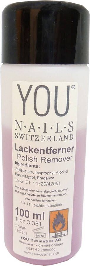 You Are Cosmetics You Cosmetics Nagellakremover nagelverzorging 100ml