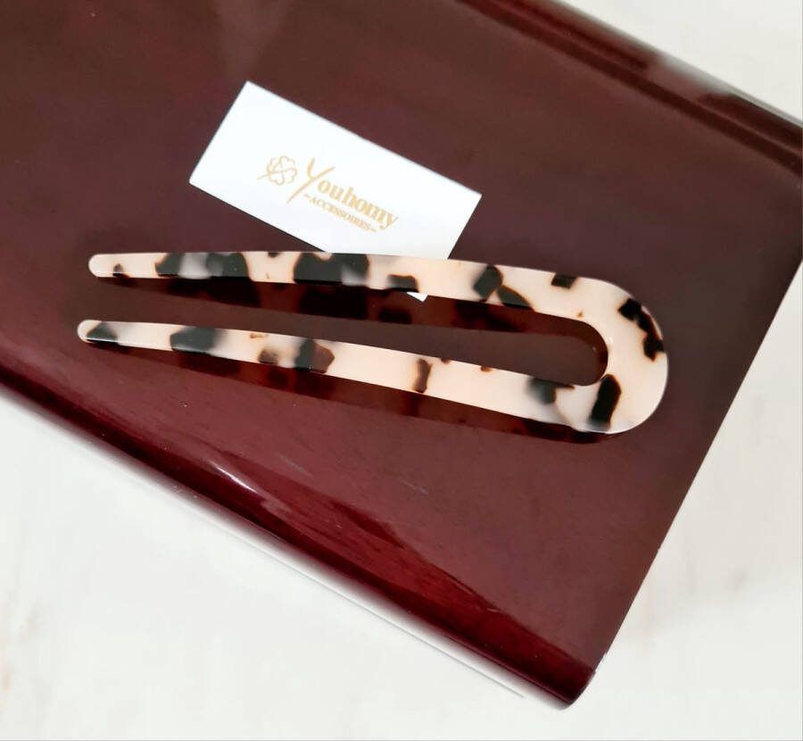 Youhomy accessoires Dames Hairpin luipaard print Youhomy hairfashion Haarpin- opsteekkapsel Haarstick-Haarspeld-haarstyling-Haarmode| Casual Gala feest- Bruiloft