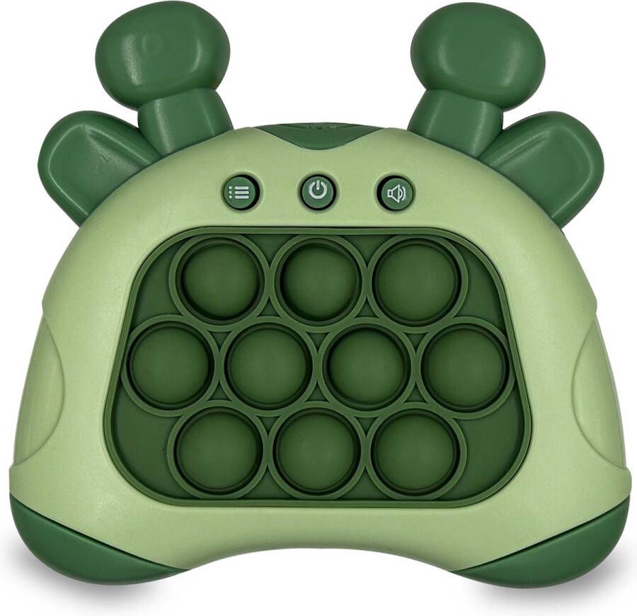 Youly Pop It Spel Groene Fidget Controller Fijne Motoriek en Snelheid Montessori Speelgoed Anti Stress Geheugen trainer Kinderen- Spel Pop it Pro Quick Push Pop it game Kerstcadeau
