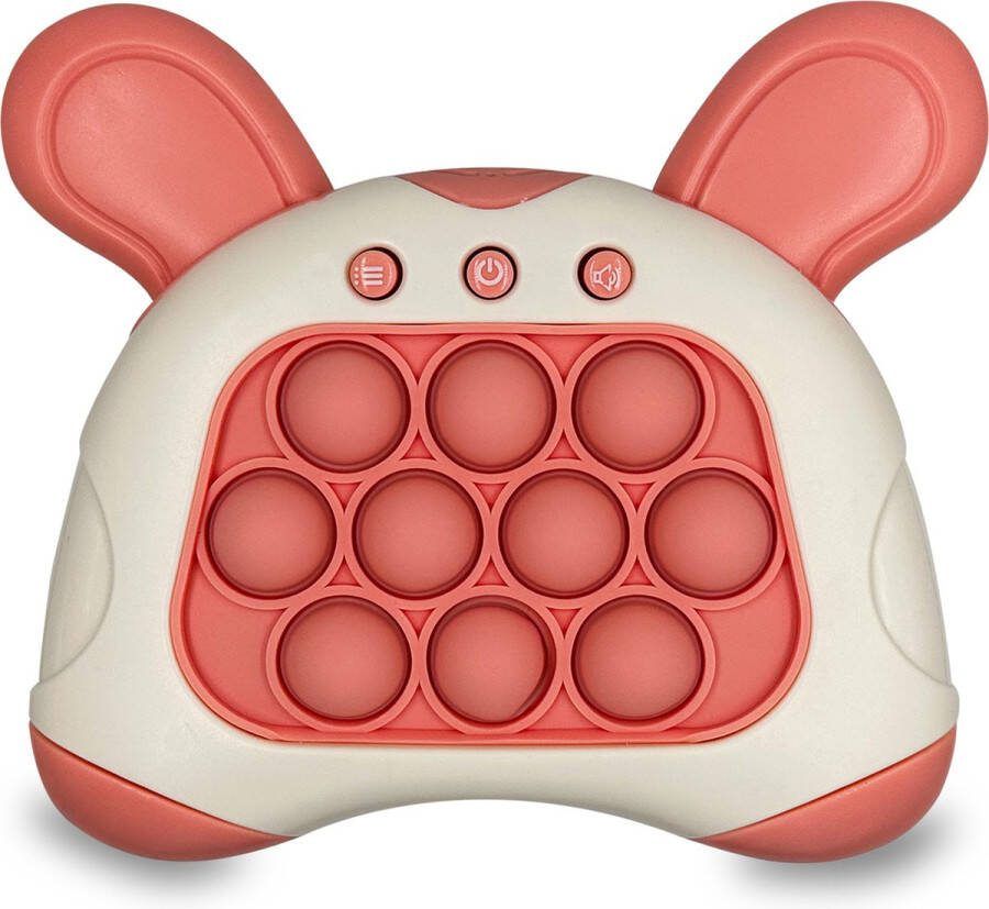 Youly Pop It Spel Roze Fidget Controller Fijne Motoriek en Snelheid Montessori Speelgoed Anti Stress Geheugen trainer Kinderen- Spel Pop it Pro Quick Push Pop it game Kerstcadeau
