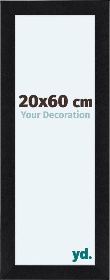 Your Decoration Como MDF Fotolijst 20x60 cm Zwart Mat