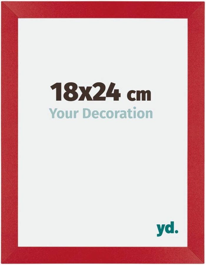 Your Decoration Mura MDF Fotolijst 18x24 cm Rood
