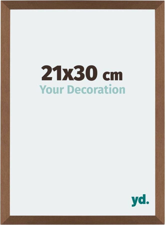 Your Decoration Mura MDF Fotolijst 21x30 cm Koper Decor