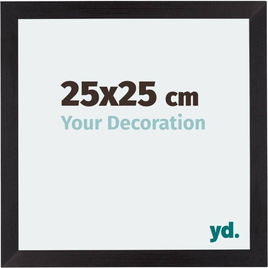 Your Decoration Mura MDF Fotolijst 25x25 cm Zwart Houtnerf