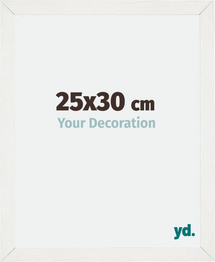 Your Decoration Mura MDF Fotolijst 25x30 cm Wit Geveegd