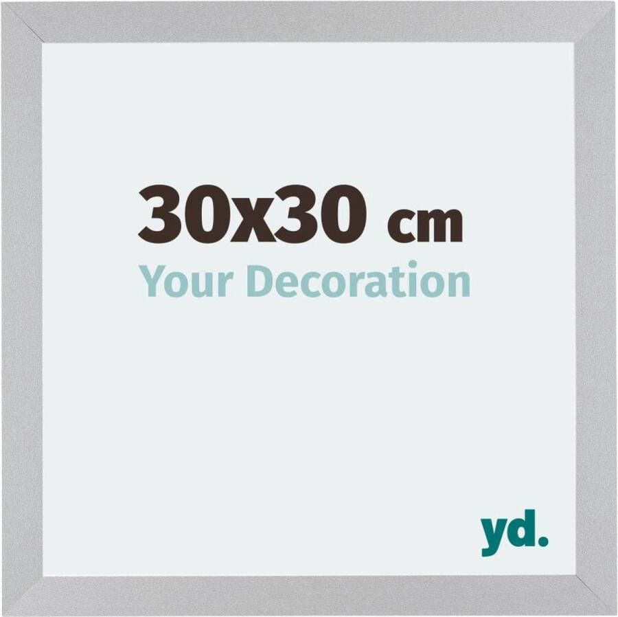 Your Decoration Mura MDF Fotolijst 30x30 cm Zilver Mat