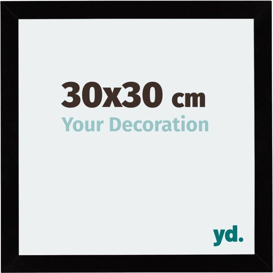 Your Decoration Mura MDF Fotolijst 30x30 cm Zwart Hoogglans