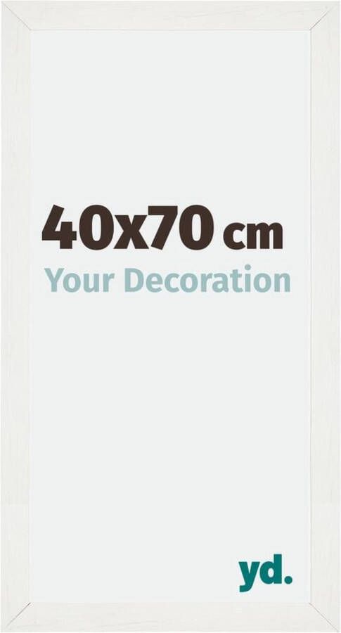 Your Decoration Mura MDF Fotolijst 40x70 cm Wit Geveegd