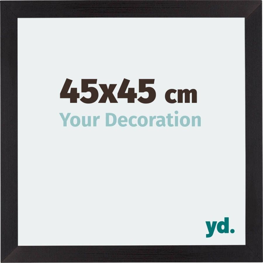 Your Decoration Mura MDF Fotolijst 45x45 cm Zwart Houtnerf