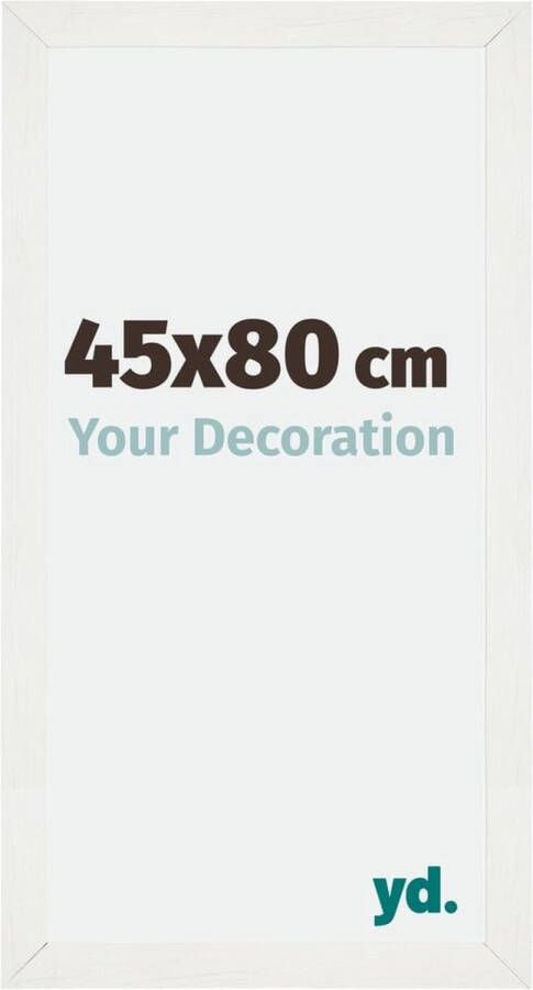 Your Decoration Mura MDF Fotolijst 45x80 cm Wit Geveegd