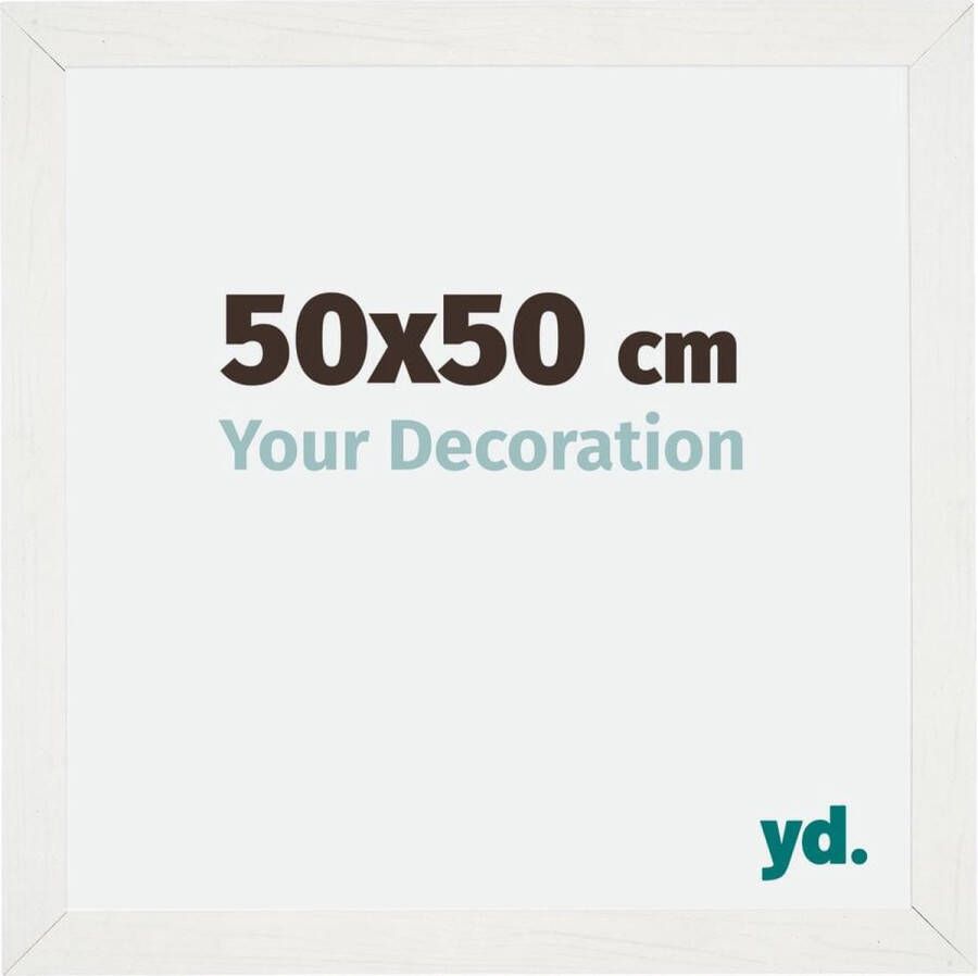 Your Decoration Mura MDF Fotolijst 50x50 cm Wit Geveegd