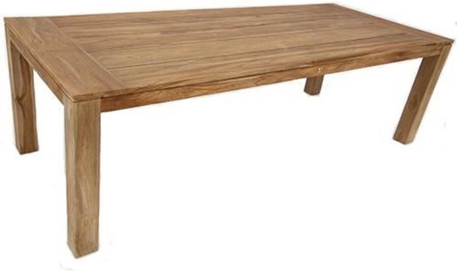 Own Teakhouten tafel Victoria 240 x 100 cm Hoogte 79 cm