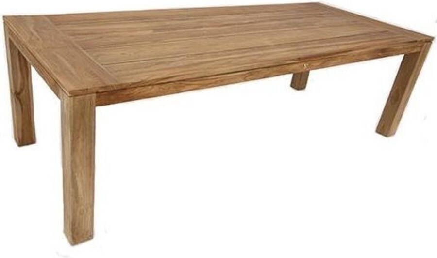 Own Teakhouten tafel Victoria 300 x 100 cm Hoogte 79 cm