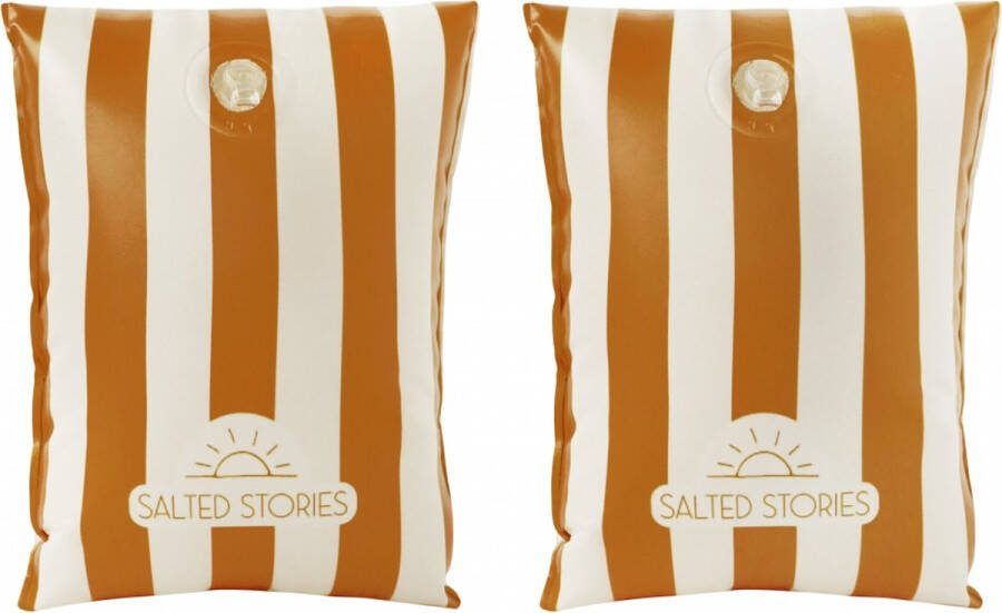 Your Wishes Zwembandjes bold stripes brown sugar Zwembandjes baby Zwembandjes peuter Salted Stories2-6 jaar
