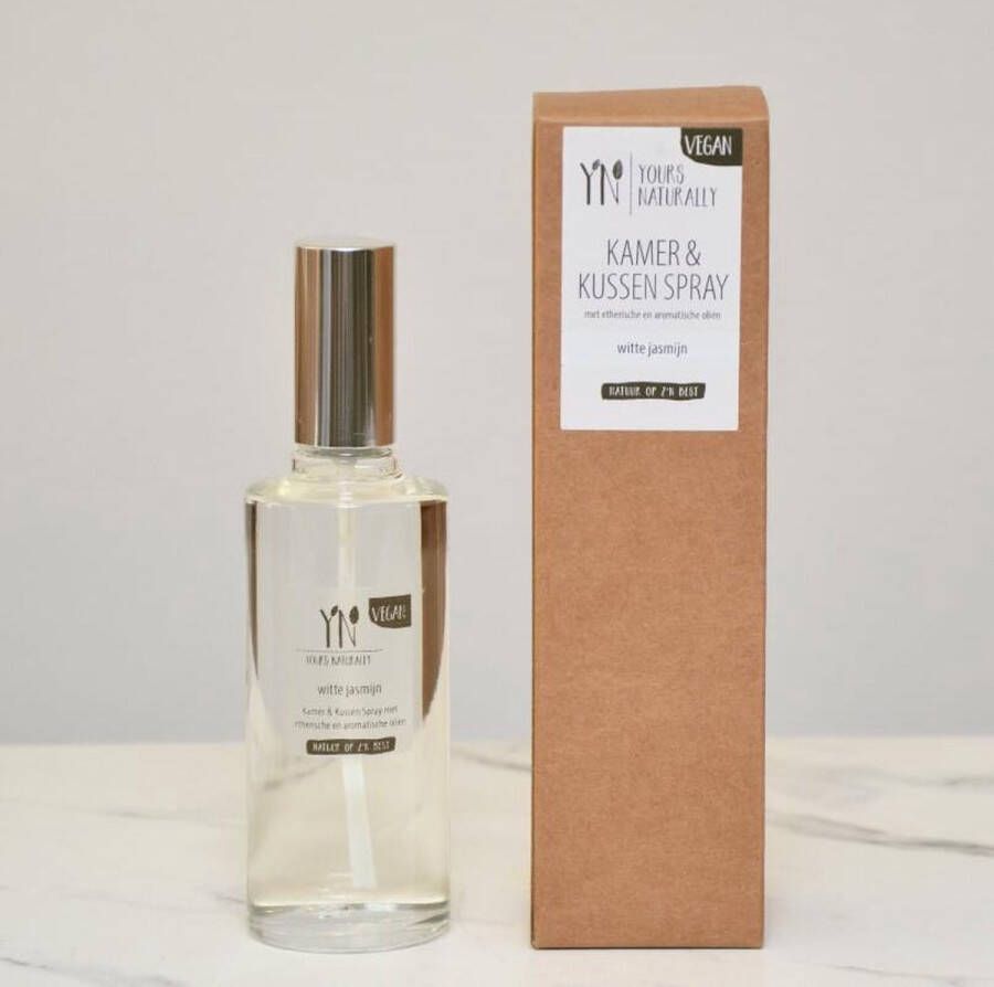 Yours Naturally Roomspray Witte Jasmijn Vegan