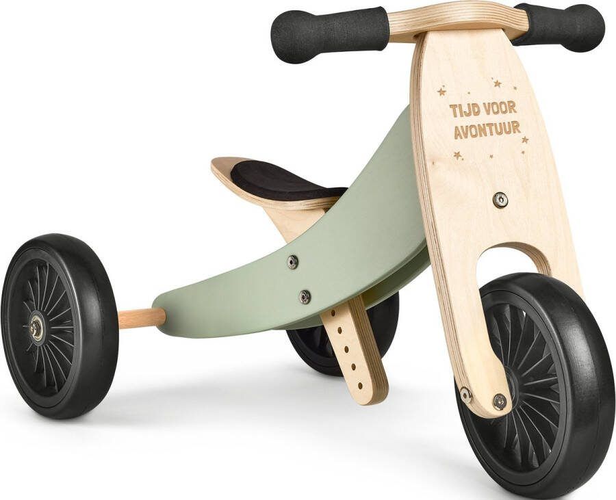 YourSurprise Gepersonaliseerde Houten Driewieler Kinderen met naam Peuter Loopfiets Driewielers Kinderfiets met Gravure Mini Loop Kinder Fiets