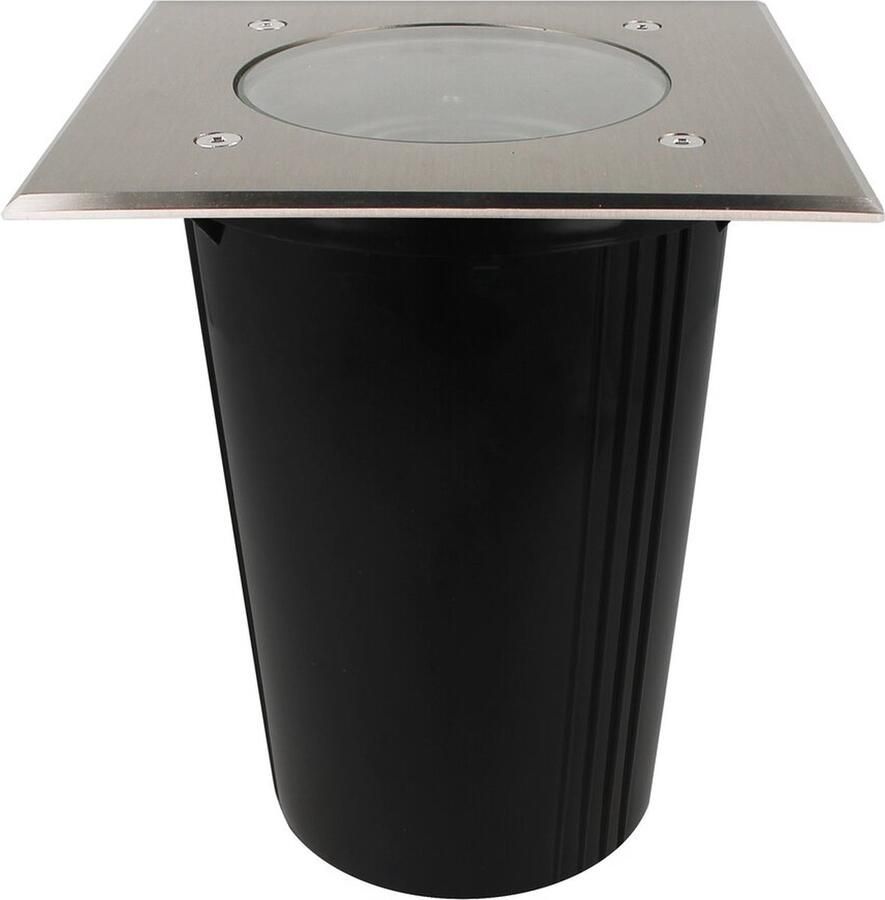 YPHIX Grondspot Novus GU10 RVS IP67 vierkant kantelbaar