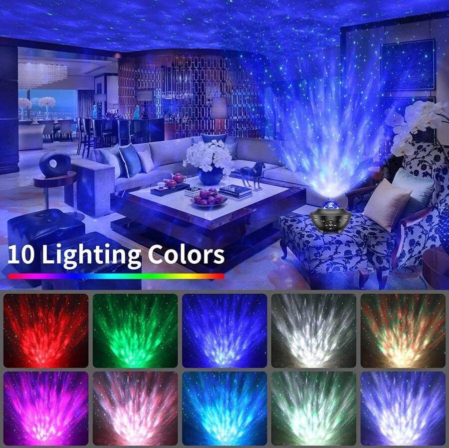 YQB Sterren Projector lamp Galaxy Projector Sfeerlamp Nachtlamp Sterrenhemel