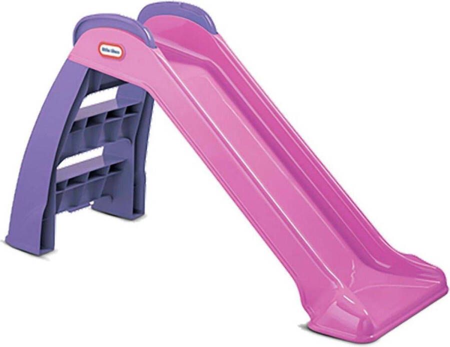 YS Goods Glijbaan Kinderspeelgoed Slide Baby glijbaan Mijn eerste glijbaan 50x120x72 cm Roze Paars