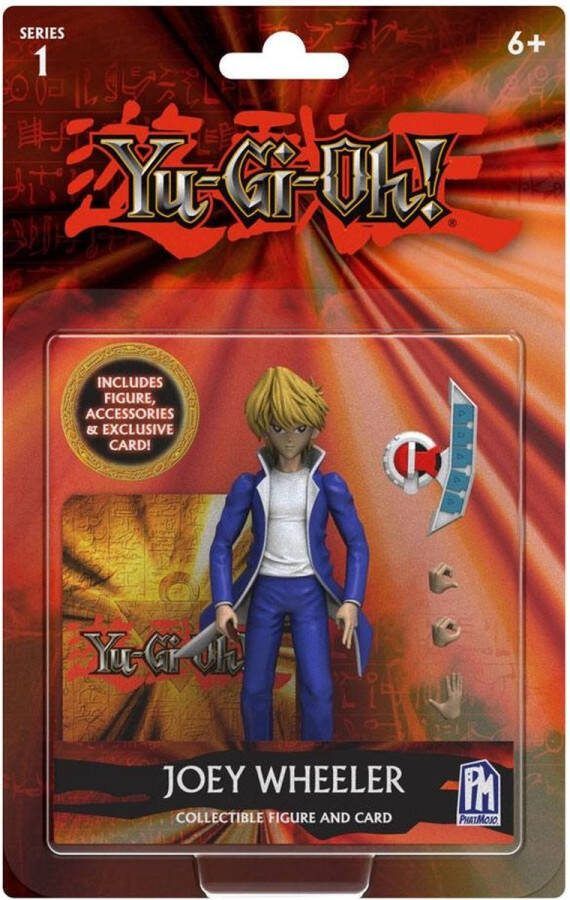 Yu-Gi-Oh! Joey Wheeler Collectible Figure Speelfiguur 13 cm (Inclusief Yu-Gi-Oh Kaart) {Speelgoed voor kinderen jongens meisjes Yu-Gi-Oh YuGiOh Anime Manga Actiefiguur Draak Draken Kaarten Yami Yugi Seto Kaiba Bakura Mai Kujaku Dartz}