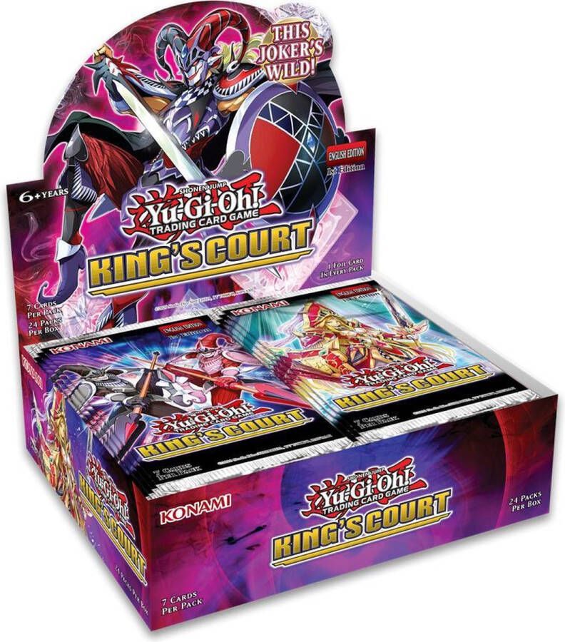 Yu-Gi-Oh! TCG King's Court Booster Pack Display (24 Boosters)