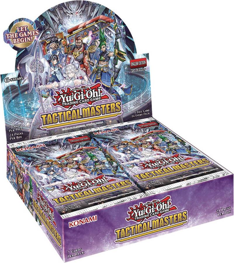 YuGiOh! Konami Yu-Gi-Oh! TCG tactical masters 1st edition booster box