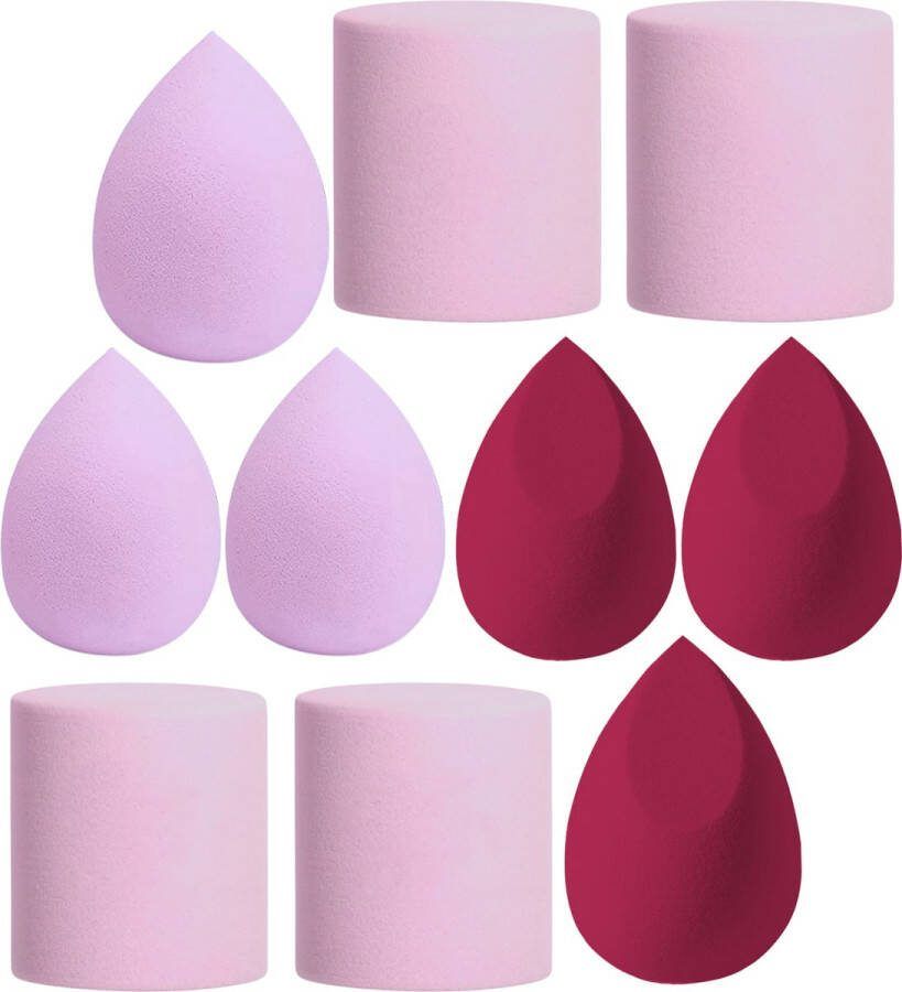 YUBBI Marshmallow Beauty Blender Set Make Up Spons Foundation Applicator Poederspons 10 Stuks