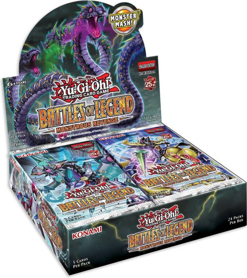 YuGiOh! Konami Yu-Gi-Oh! Battle of Legend Monstrous Revenge Booster Display Yu-Gi-Oh Kaarten