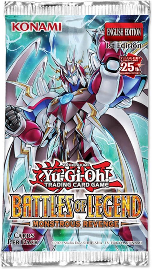 YuGiOh! Konami Yu-Gi-Oh! Battles of Legend: Monstrous Revenge Booster Pack Yu-Gi-Oh! Kaarten