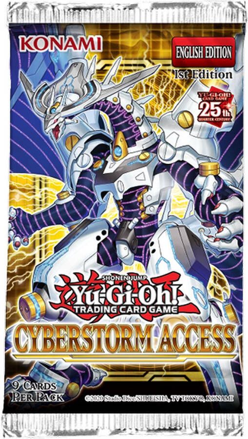 YuGiOh! Konami Yu-Gi-Oh! Cyberstorm Access Booster Pack Yugioh kaarten
