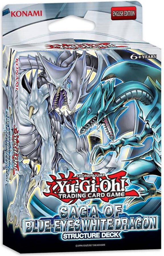 YuGiOh! Konami Yu-Gi-Oh Saga of Blue-Eyes White Dragon Structure Deck yugioh kaarten