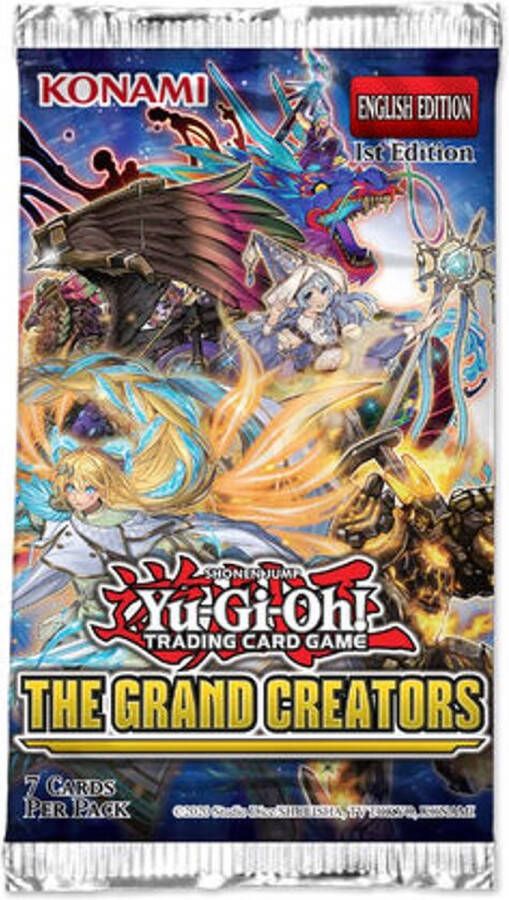 YuGiOh! Konami Yu-Gi-Oh! The Grand Creators Booster Pack Yugioh TCG kaarten