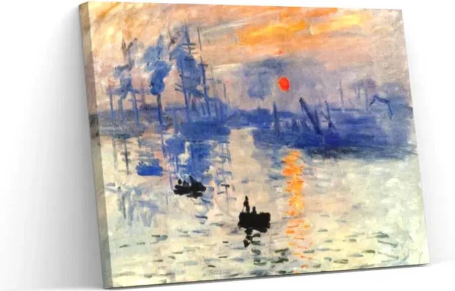 YUKO Schilderen op nummer – Impressie Zonsondergang Claude Monet Schilderen op nummer volwassenen schilderen op nummer volwassen