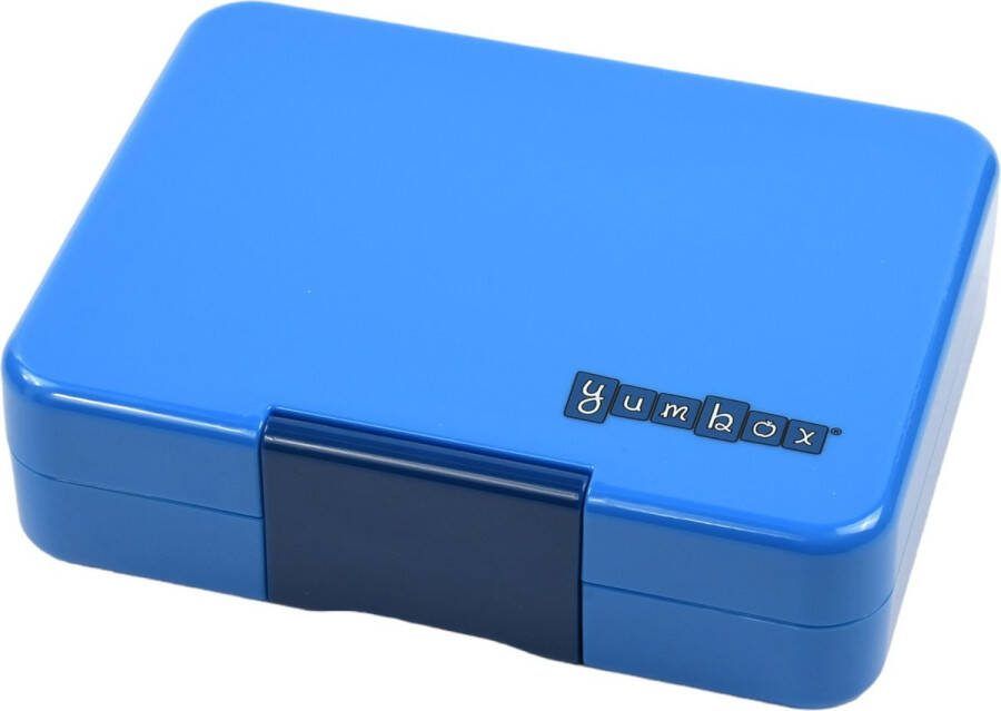 Yumbox Snack lekvrije Bento box lunchbox 3 vakken Surf Blue Rocket tray