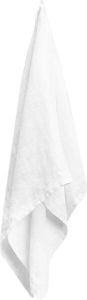 Yumeko handdoek gewassen linnen wafel wit 70x140 1 st Biologisch & ecologisch