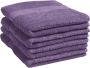 Yumeko handdoeken terry purple 50x100 4 st Bio eco & fairtrade - Thumbnail 1