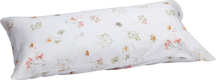 Yumeko kussensloop katoen satijn meadow 40x80 1 stuk Bio eco & fairtrade 1 stuk