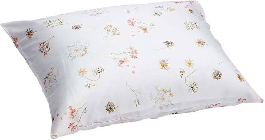 Yumeko kussensloop katoen satijn meadow 50x60 1 stuk Bio eco & fairtrade 1 stuk