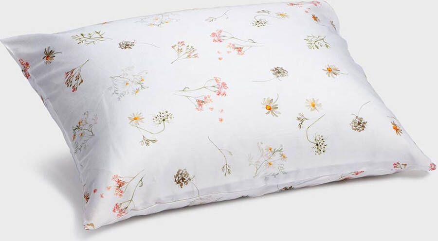 Yumeko kussensloop katoen satijn meadow 50x70 Bio eco & fairtrade 1 stuk