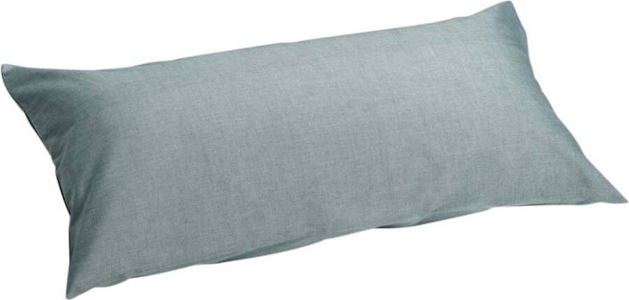 Yumeko kussensloop katoen TENCEL™ groen chambray 40x80 1 stuk Biologisch & ecologisch 1 stuk