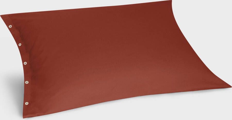Yumeko kussensloop velvet flanel fluweel rood 70x90 Biologisch & ecologisch 1 stuk